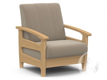 Кресло для отдыха Омега (бук лак/CATANIA LATTE) в Медведске - medvedsk.mebel54.com | фото