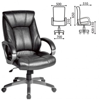 Кресло офисное BRABIX Maestro EX-506 (черный) в Медведске - medvedsk.mebel54.com | фото