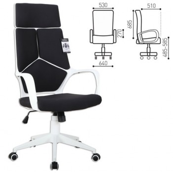 Кресло офисное BRABIX Prime EX-515 (черная ткань) в Медведске - medvedsk.mebel54.com | фото